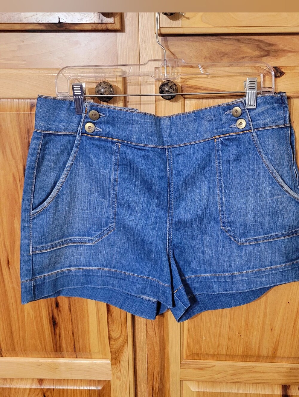 HUDSON vintage Y2k Sailor Denim Shorts Like New Sz32